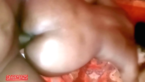 Amateur brunette gets nailed hard from behind in the ass