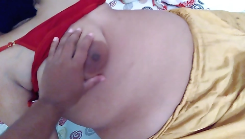 Babushka plays with a big black cock and gets cum all over her