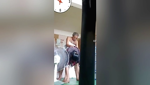 Couple in their homecams fucking as the video starts