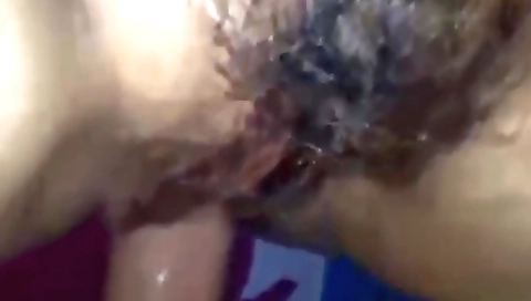 Indian babe with a huge ass and a hairy cunt on camera