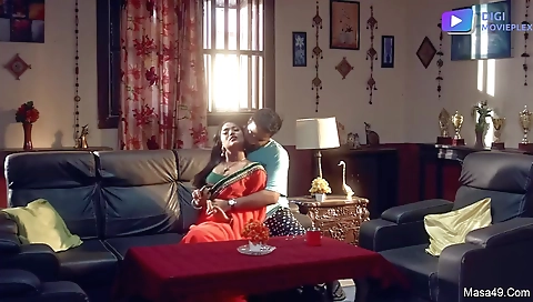 Big tits and big ass brunette milf in sexy lingerie