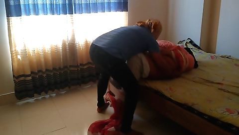 Indian babe is getting fucked in the ass and in the snatch