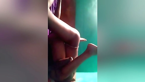 Busty brunette Indian woman gets fucked in her pussy